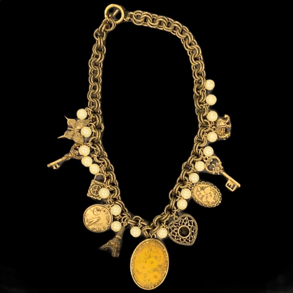 Paris Treasure Charm Necklace